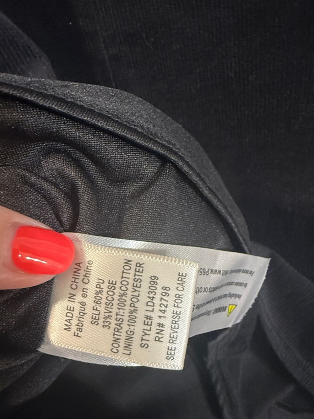 Loveriche faux leather dress medium - Picture 6 of 6
